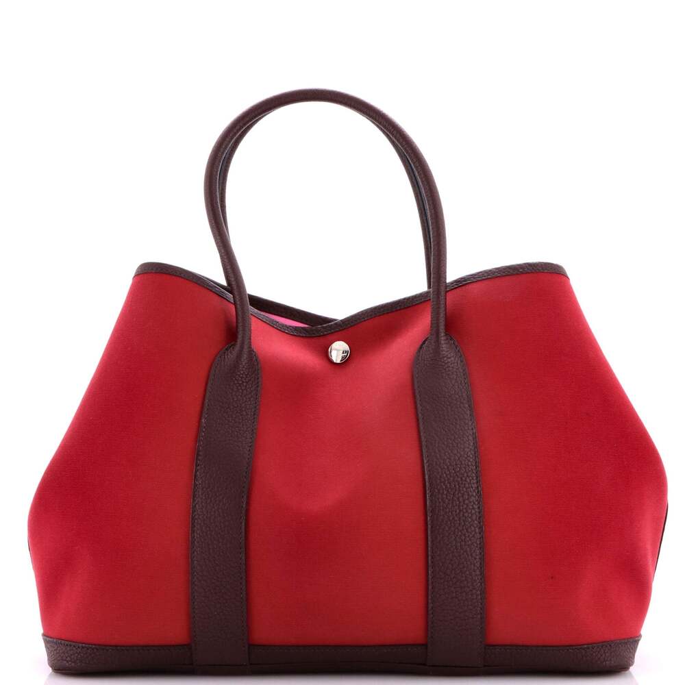 Hermes Garden Party Tote Toile And #249395H24B